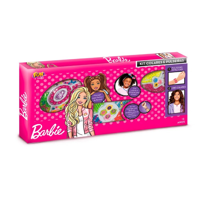Kit Colares E Pulseiras Barbie - Fun